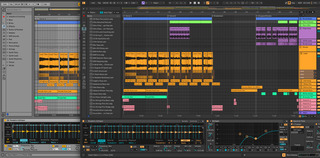 <mark>&nbsp;2021-2023 Live UI overhaul&nbsp;</mark>
<br>refining <a href="https://www.ableton.com/en/live/" target="_tab">Ableton Lives</a> interface so it is less heavy, makes better use of the available space and gives the opportunity for more flexibility. 

a lot of unnecessary elements got removed, spacing and relationship between objects and views is now consistent. more combinations of views are possible so the user gets less distracted by different appearances of the UI. another aspect was to take accessibility for visually impaired people into account and provide features like screen reader support and high contrast options.
